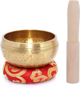 Juego de cuencos tibetanos para cantar, para meditación, Yoga, terapia de sonido, curación espiritual, oración, relajación mental y corporal, cuencos de bronce - Product Image 6