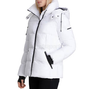 Chaqueta acolchada para mujer con logotipo personalizado 2025, respetuosa con el medio ambiente, disponible en diferentes colores, chaqueta acolchada para mujer - Product Image 2