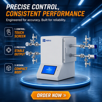 Factory 1200 Combined Box-Tube Furnace High Temperature Hybrid Water-Cooled for University Laboratory Heat Treatment