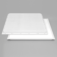 Panneaux LED commerciaux sans scintillement avec garantie de 7 ans, 100 000 heures, 5 CCT, 160 lm/W, IP54, IK03, diffuseur PS, driver BOKE, UGR<19, SDCM≤3