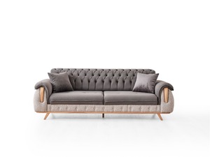 Juego de sofá cama reclinable moderno de lujo para el hogar, oficina, apartamento, hotel o villa para uso en la sala de estar - Product Image 4