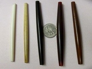 Cuentas de tubo de pelo de hueso de búfalo natural, tamaños surtidos, respetuoso con el medio ambiente, Feng Shui, Ángel religioso, joyería tallada, diseñadores de cuentas - Product Image 3