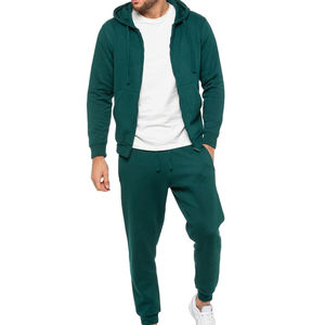 Conjunto de Sudadera con Capucha y Pantalones Deportivos de Algodón Orgánico para Hombre, Ropa Deportiva Informal y de Entrenamiento, Traje Deportivo de Invierno - Product Image 6