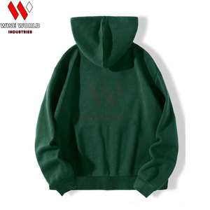 เสื้อฮู้ดดี้ผู้ชายแฟชั่นสตรีท สไตล์โอเวอร์ไซส์  งานปักโลโก้แบบกำหนดเอง  ตกแต่งด้วยคริสตัล  ผ้าหนา  งานนูน  สำหรับผู้ขายเสื้อผ้าสตรีท - Product Image 3