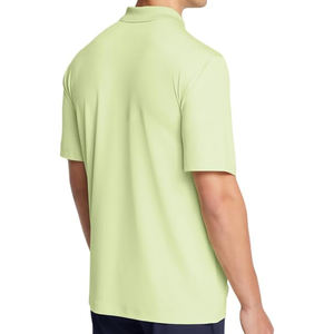2024 été mode hommes sport polo respirant facile à porter avec impression de couleur assortie 100% coton pour Fitness - Product Image 6