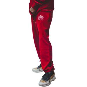 Pantalones Deportivos de Felpa para Hombre, Pantalones de Chándal Casuales de Algodón Elástico, Ropa Deportiva Cómoda para Correr, Entrenar y Descansar - Product Image 2