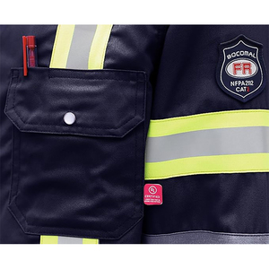 Ropa de Seguridad de Alta Visibilidad, Camisas de Soldadura FR, Camisa Resistente a las Llamas, Ropa de Trabajo Ignífuga - Product Image 6