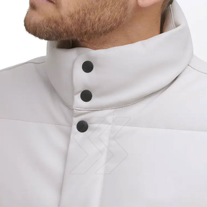 <b>Men's</b> High Quality Winter Style Bomber <b>Puffer</b> <b>Jacket</b> Stand Collar Canvas New Trendy Design Made Pakistan Para Jumper <b>Jacket</b> - Product Image 6