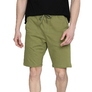 Shorts décontractés 100% coton de haute qualité pour hommes conception personnalisée shorts chauds teint uni prix de gros - Product Image 1