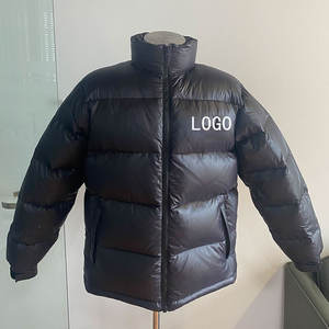 Doudoune pour hommes à bulles d'hiver personnalisée rembourrage brodé de haute qualité grande taille doudounes pour hommes manteau brillant - Product Image 2