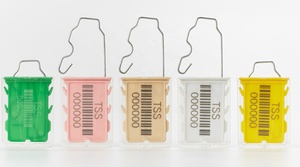 TSS-PL02 Scellé de sécurité transparent à capsule métallique avec fermoir pour chariots <span class=keywords><strong>a</strong></span>ériens et portes d'armoires (xfseal) - Product Image 5