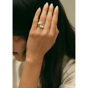 Anillo de Diamantes Kira con Corte de Pera - Product Image 6