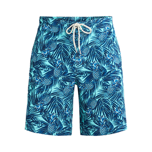 Pantalones cortos deportivos de secado rápido para hombre con diseño de logotipo personalizado OEM, pantalones cortos de gimnasio de entrenamiento atlético de malla impresa, estilo informal - Product Image 4