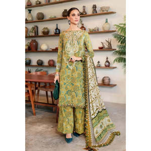 Colección Eid 2025 de Maria B, MPT-2513-B-TC-1156, Top de Crepé para Primavera/Verano - Product Image 1