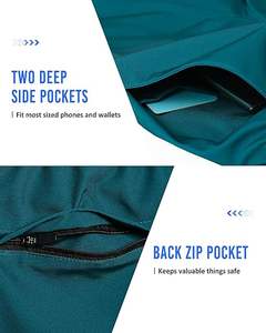 Shorts de bain décontractés pour hommes, écologiques, à motif uni, pour l'été, la plage et le surf, vente en gros - Product Image 4