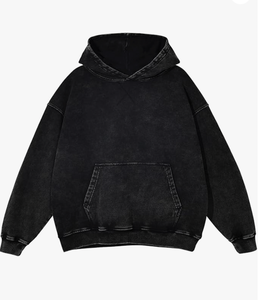 Nouveau sweat à capuche oversize pour homme en gros, sweat à capuche unisexe délavé à l'acide, sweat à capuche vintage, sweat-shirts hip-hop avec poche, Bangladesh - Product Image 2