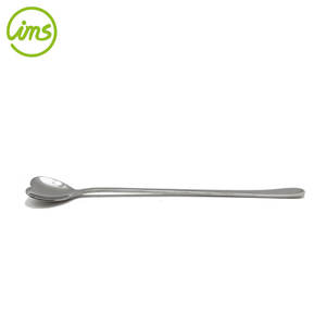 Cucharadita romántica de acero inoxidable con mango largo en forma de corazón - Product Image 3