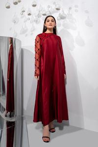 เดรสทำงานผู้หญิงสีพื้นขายดี พิมพ์ลายดิจิทัล ผ้าฝ้าย 100% แขนยาว ระบายอากาศดี ทรงเอ สวมใส่สบาย คุณภาพดีเยี่ยม - Product Image 4