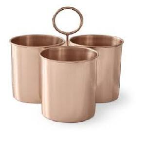 Porte-couverts en métal poli or rose vintage Home Restaurant Table Ware Gadgets de cuisine Support de rangement des couverts au meilleur prix - Product Image 5