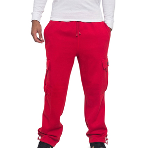 Pantalon d'été pour hommes Nouveau pantalon cargo multi-poches Vente en gros Pantalon cargo droit en coton polaire élastique de grande taille pour hommes - Product Image 1