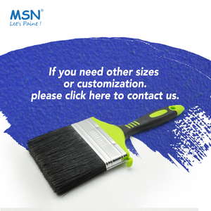 แปรงทาสีขนผสมทนทานยี่ห้อ MSN พร้อมปลอกแปรงแข็งแรง รับทำโลโก้ตามสั่ง - Product Image 4