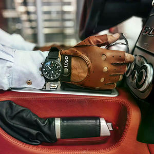 Nouveauté Gants de conduite en cuir d'agneau ajustés pour hommes Logo personnalisé Prix raisonnables Design personnalisé pour la moto - Product Image 3