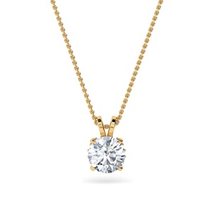 Bestseller Round Cut Diamond Halo <b>Pendant</b> 0.50 Ct Lab Grown Diamond In Platinum For Engagement Party - Product Image 2