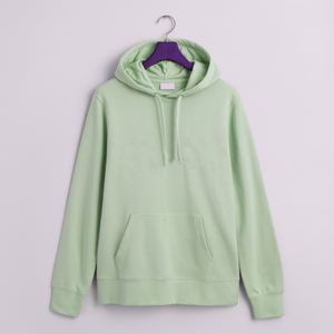 Custom Gold Tone Zip Men's Hoodie 100% Cotton Burnt Drawstring <b>Neck</b> <b>Tie</b> Classic Pattern Printed Sweatshirt for Winter ODM Supply - Product Image 5