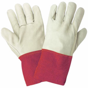 Gants de sécurité de haute qualité chèvre Grain vache cuir fendu TIG soudage abrasion résistant à la chaleur pour lutte contre les incendies Construction BBQ - Product Image 5