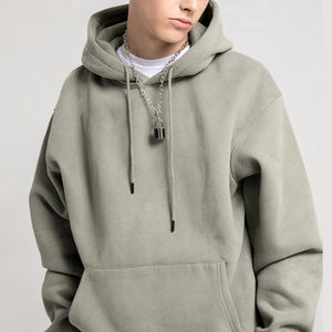 Sudadera con Capucha Ninja de Algodón Sólido de Alta Calidad para Hombre, Diseño 2025, Personalizada, 430gsm, con Cierre - Product Image 3