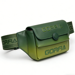 Custom Unisex <b>Designer</b> Waist Bag Adjustable Strap Pu Leather Wallet Factory Wholesale - Product Image 5