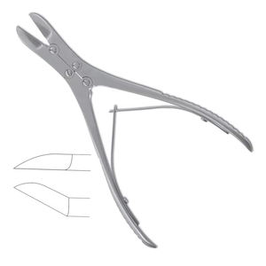 Pinzas de corte de hueso Stille Liston Key 27cm Alicates de corte de hueso quirúrgico ortopédico de doble acción de acero inoxidable alemán - Product Image 1
