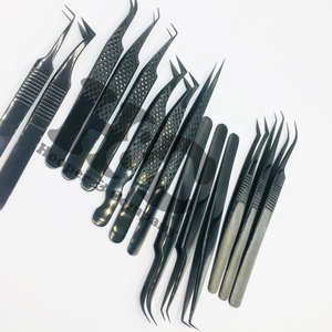 Nouvelle pince à épiler tout type de poignées solides plaine Dumont diamant pince à épiler durable Mink Logo pince à épiler - Product Image 6