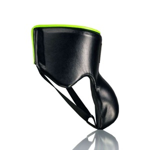 Ensemble de boxe de qualité supérieure, couleur personnalisée, en cuir véritable, avec logo, fermeture auto-agrippante et lacets, pour Muay Thai et combats de rue - Product Image 2