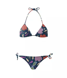 Nieuwe Mode Chloorbestendige Sexy Dames Zwemkleding Op Maat Gemaakte Sublimatie Comfortabel Snel Droog Badpak Bikini Oem