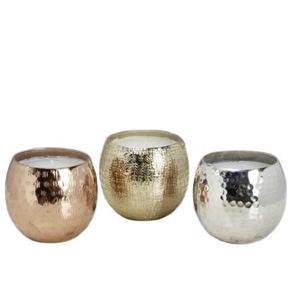 New Luxury Scented Candle with Decorative Metal Lid Handmade Soy Wax Candle <b>Jar</b> with Floral Design for Home Decor & Gifting - Product Image 5