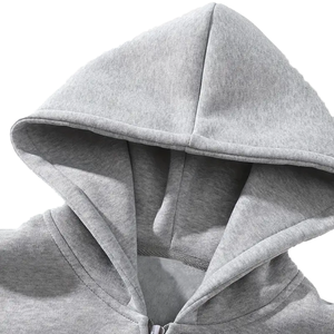 Sudadera con capucha unisex de calidad superior con cremallera y precio bajo Sudadera con capucha personalizada 100% algodón Streetwear con capucha para la venta - Product Image 5