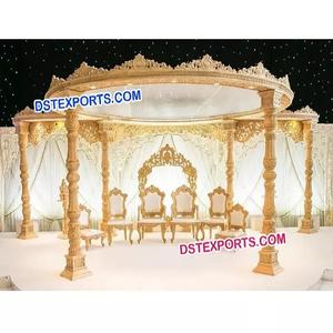 Superbe Design de Mandap que vous devez réserver pour votre mariage Avni Mandap par Dst exporte le meilleur fabricant de Mandap de mariage indien - Product Image 1