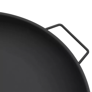 Foyer d'extérieur décoratif et atmosphérique avec revêtement en poudre noire, portable avec poignées pour jardin et patio - Product Image 4