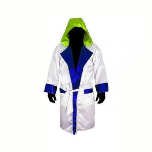 Bata de boxeo de calidad de nuevo diseño 2025, capucha transpirable, cómoda y barata, con logotipo personalizado, la mejor SI-BR-01 - Product Image 1