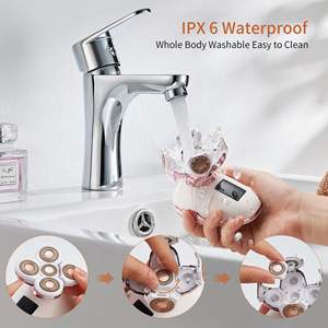 Depiladora Eléctrica Rotativa 2 en 1 para Mujer, Recortadora de Bikini con Resistencia al Agua IPX7, Fuente de Alimentación USB, Depilación Facial y Púbica - Product Image 5