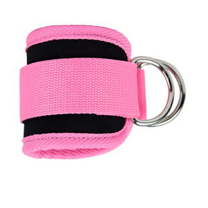 Nouveauté 2025 – Bracelet de cheville réglable à double anneau en D pour la musculation, respirant et écologique, vente en gros - Product Image 4