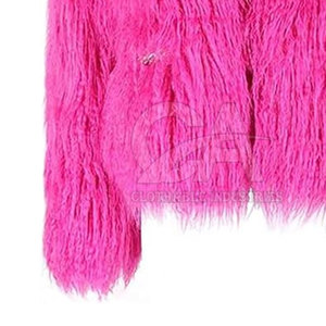 Veste en fourrure de Mongolie courte pour femme, tendance de l'hiver, vêtements d'extérieur d'hiver pour femme, manteau en fourrure de Mongolie moelleux - Product Image 6