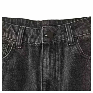 Pantalones vaqueros personalizados de moda urbana, estilo hip hop, de tiro bajo, holgados, para hombre, de mezclilla lavada. - Product Image 5