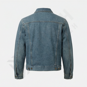 Veste en jean en coton pour homme, vêtements, vestes, manteaux, grande taille, veste en jean de haute qualité personnalisée, service de qualité, vêtements d'extérieur - Product Image 2