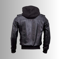 Qualité supérieure Super Vente Taille Plus En Cuir Véritable Automne Hiver Veste Hommes Véritable Peau De Vache Bomber Veste Pour Hommes