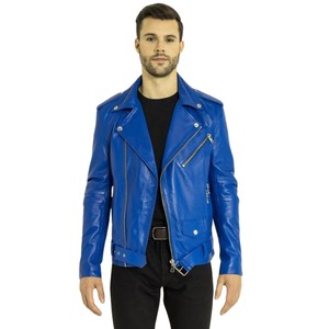 เสื้อแจ็กเก็ตหนังสำหรับผู้ชายสีดำสำหรับแข่งรถมอเตอร์ไซค์สำหรับผู้ชายเสื้อผ้ากลางแจ้งฤดูหนาวออกแบบโลโก้ได้ตามต้องการ - Product Image 3