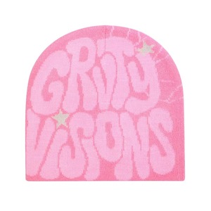 Haute qualité vente chaude en gros Y2k hiver en peluche lettre Beanie chapeau personnalisé Beanie avec logo fourrure chaud femmes dame tricoté chapeau - Product Image 5