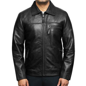 Chaqueta de Cuero de Invierno para Hombre de Alta Calidad con Cuello Alto, Mangas Largas, Impermeable, Transpirable y Personalizable, Top Ventas - Product Image 2