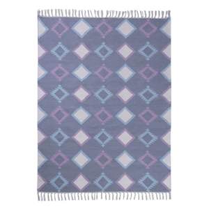 Produits les plus vendus Tapis en coton personnalisés Impression à la main Tapis indiens tissés à la main brodés Qualité supérieure Tapis en coton personnalisés Vente - Product Image 1